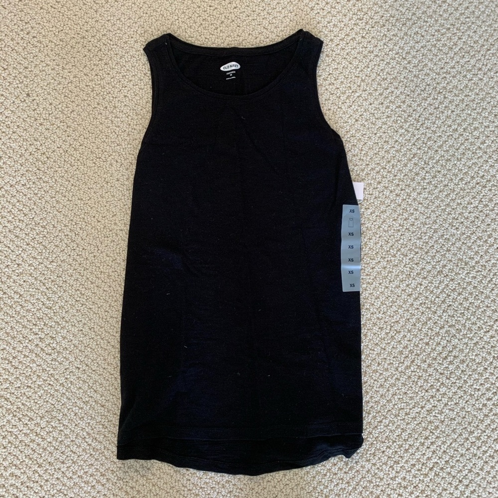Black Old Navy Cotton Tank